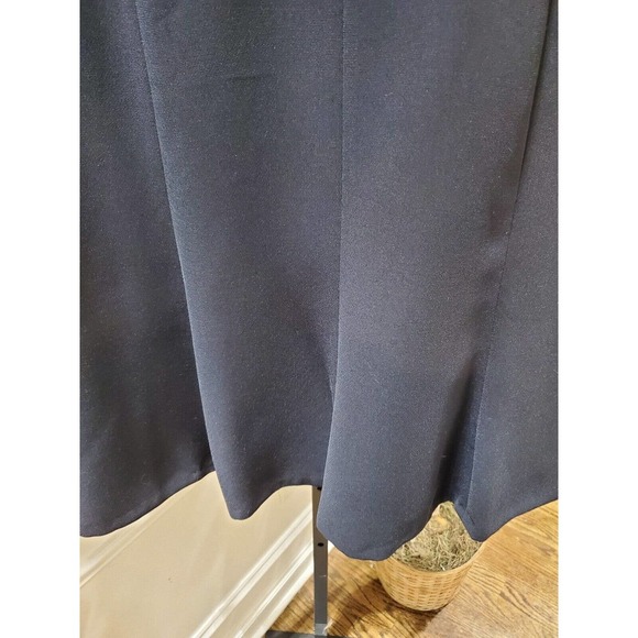 Jones Wear Women's Solid Blue 100% Polyester Straight Pleated Mini Skirt Size 14 - Picture 3 of 11